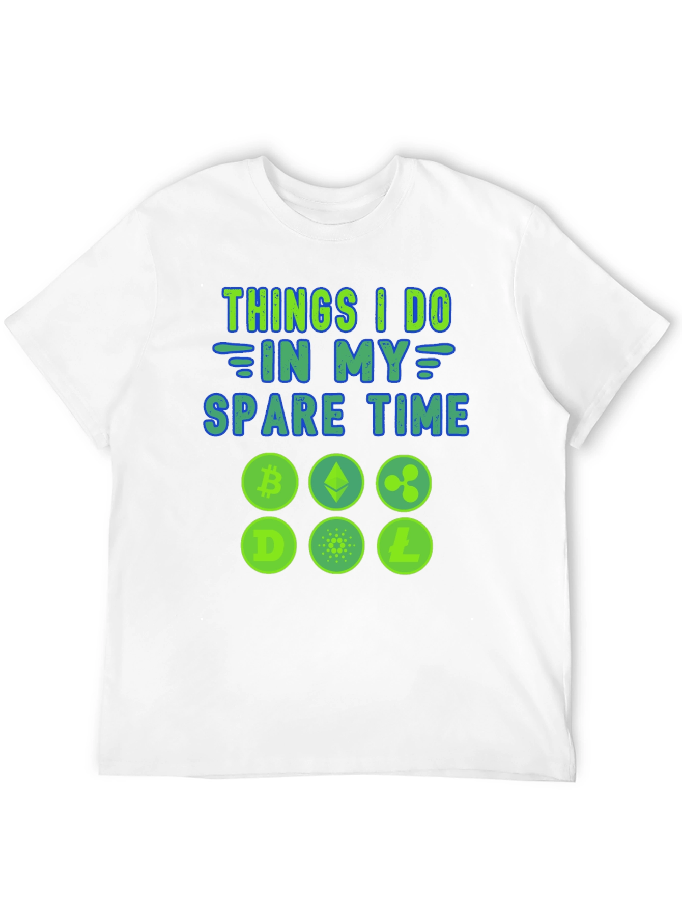 Crypto Spare Time Graphic Tee