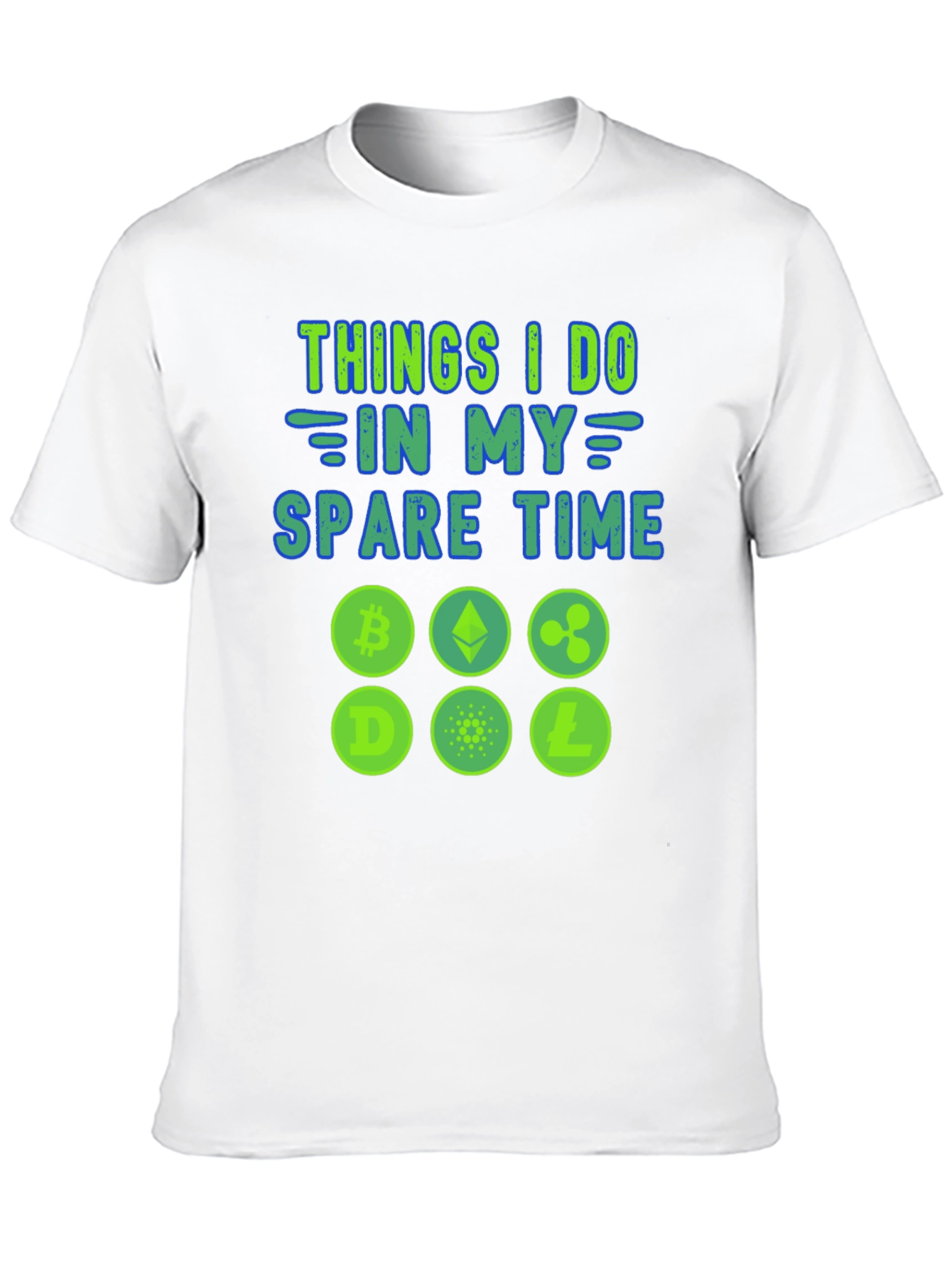 Crypto Spare Time Graphic Tee