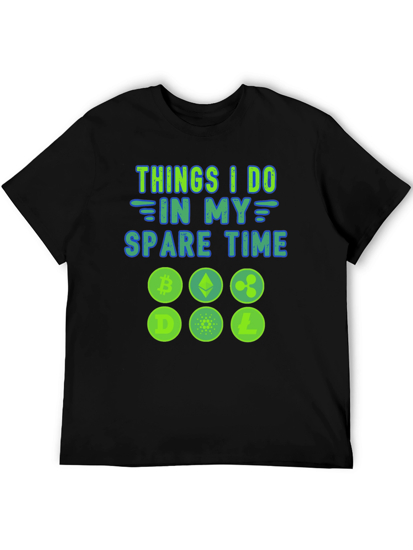 Crypto Spare Time Graphic Tee