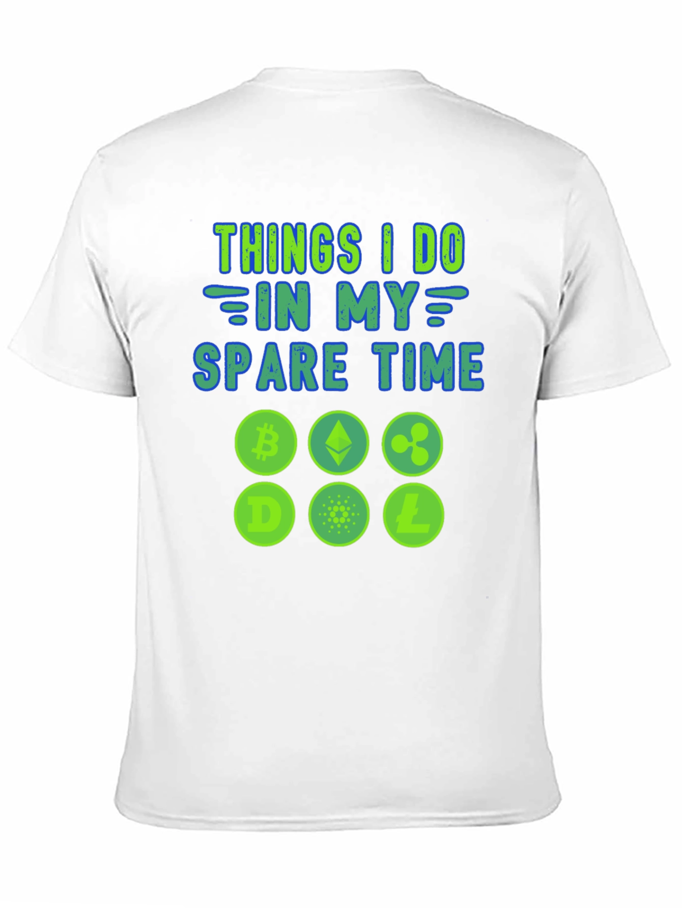 Crypto Spare Time Graphic Tee