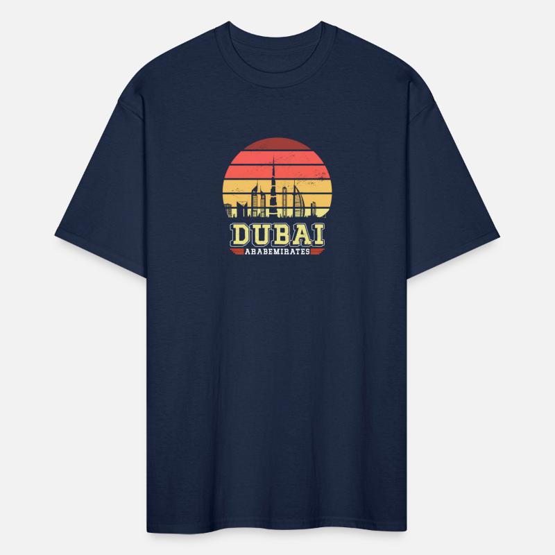 Dubai Arab Emirates Sunset Skyline Dubai