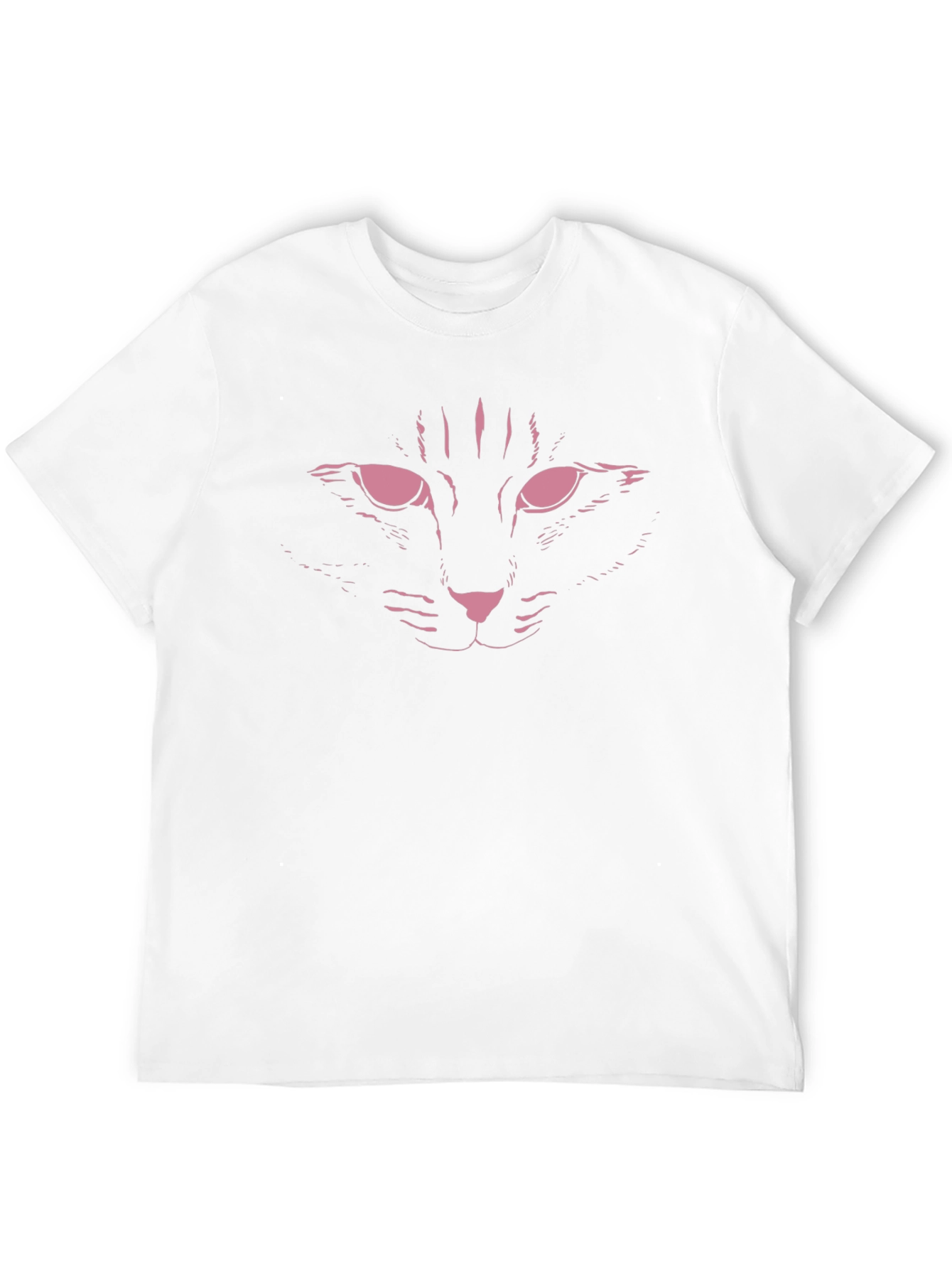 Black Cat Face T-Shirt Graphic Tee