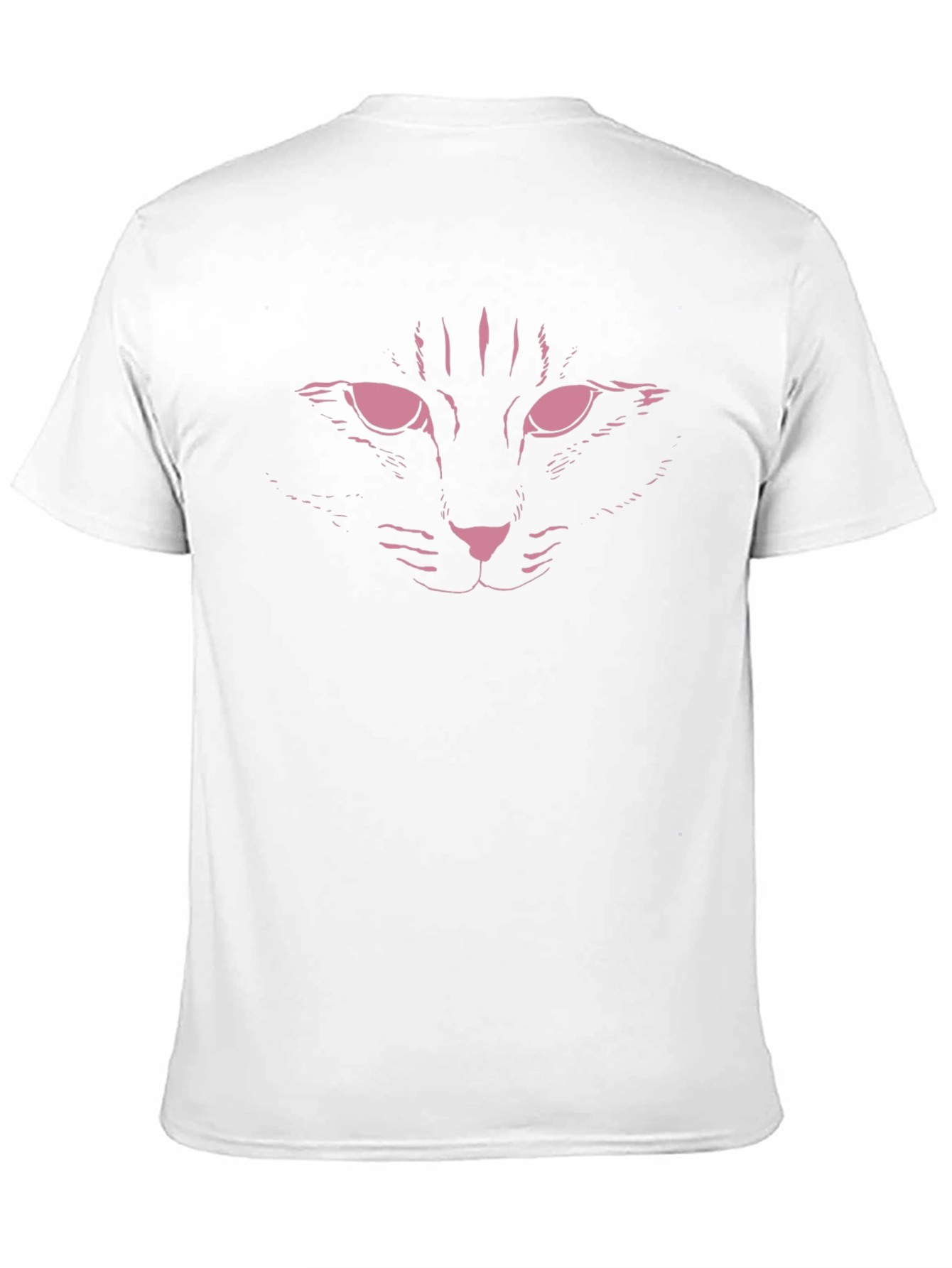 Black Cat Face T-Shirt Graphic Tee