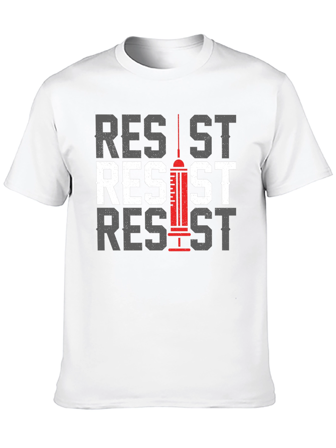 Resist Graphic Tee - Anti Vaccine Statement T-Shirt