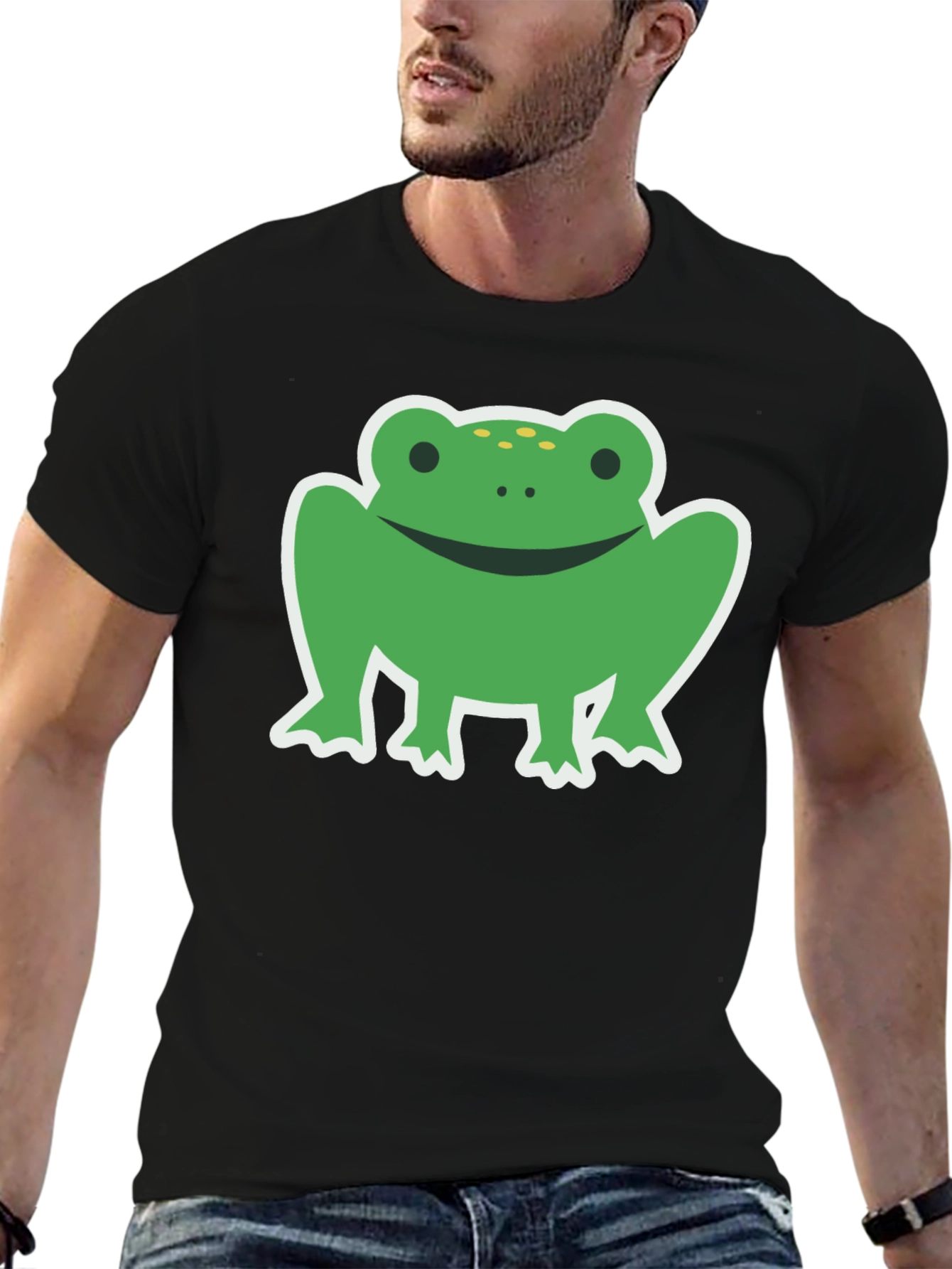 Frog Graphic Black T-Shirt