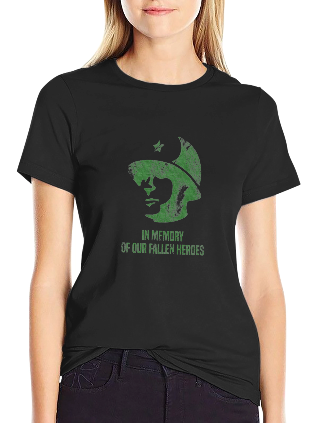 Fallen Heroes Graphic Tee - Black