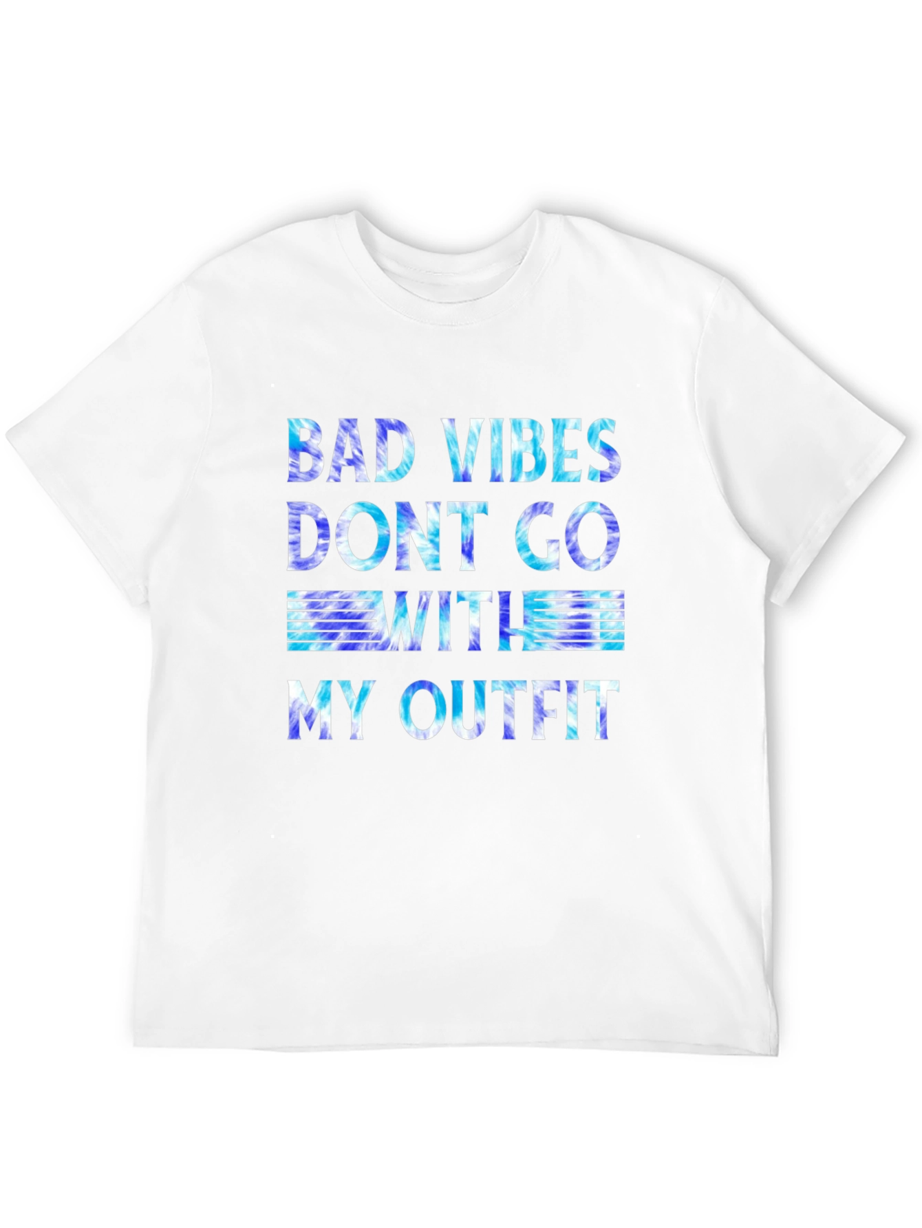 Bad Vibes Outfit Graphic Tee - Trendy T-Shirt