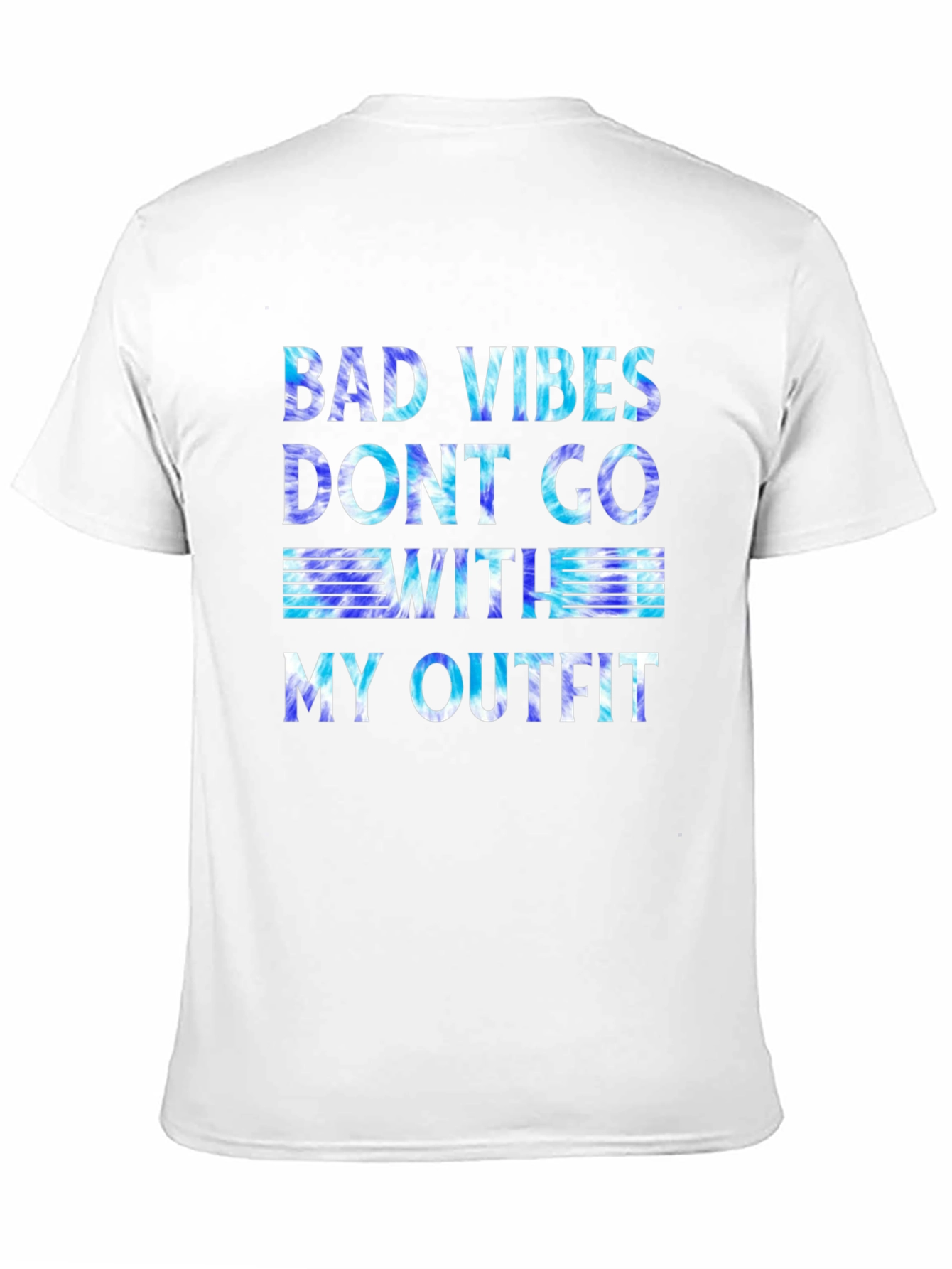 Bad Vibes Outfit Graphic Tee - Trendy T-Shirt