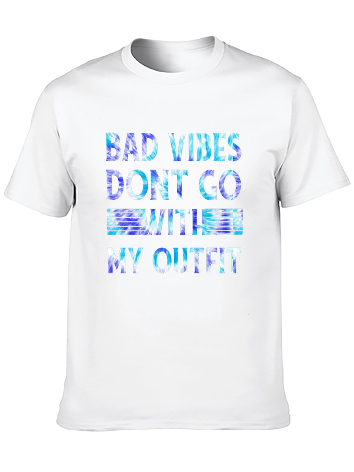 Bad Vibes Outfit Graphic Tee - Trendy T-Shirt
