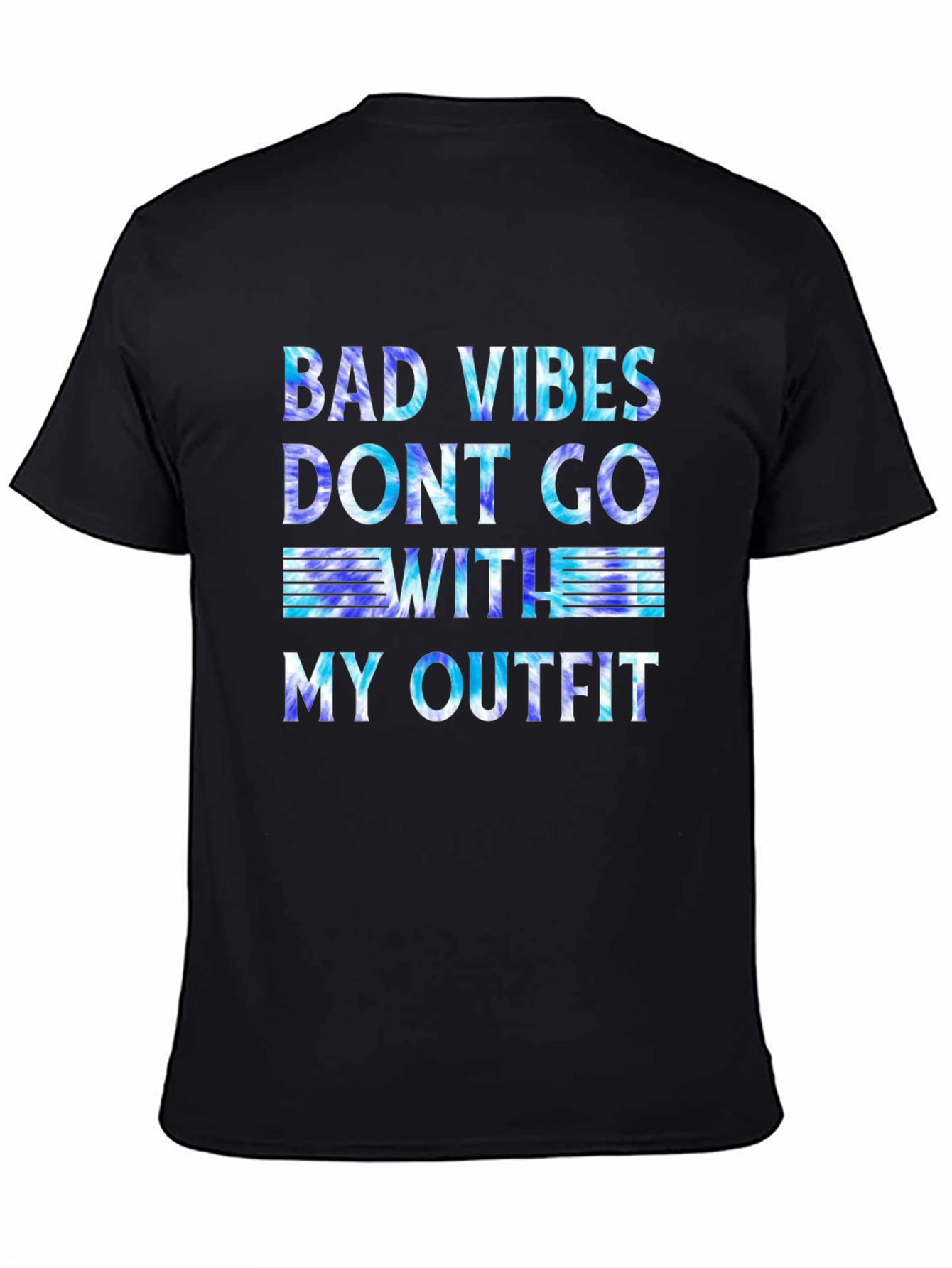 Bad Vibes Outfit Graphic Tee - Trendy T-Shirt