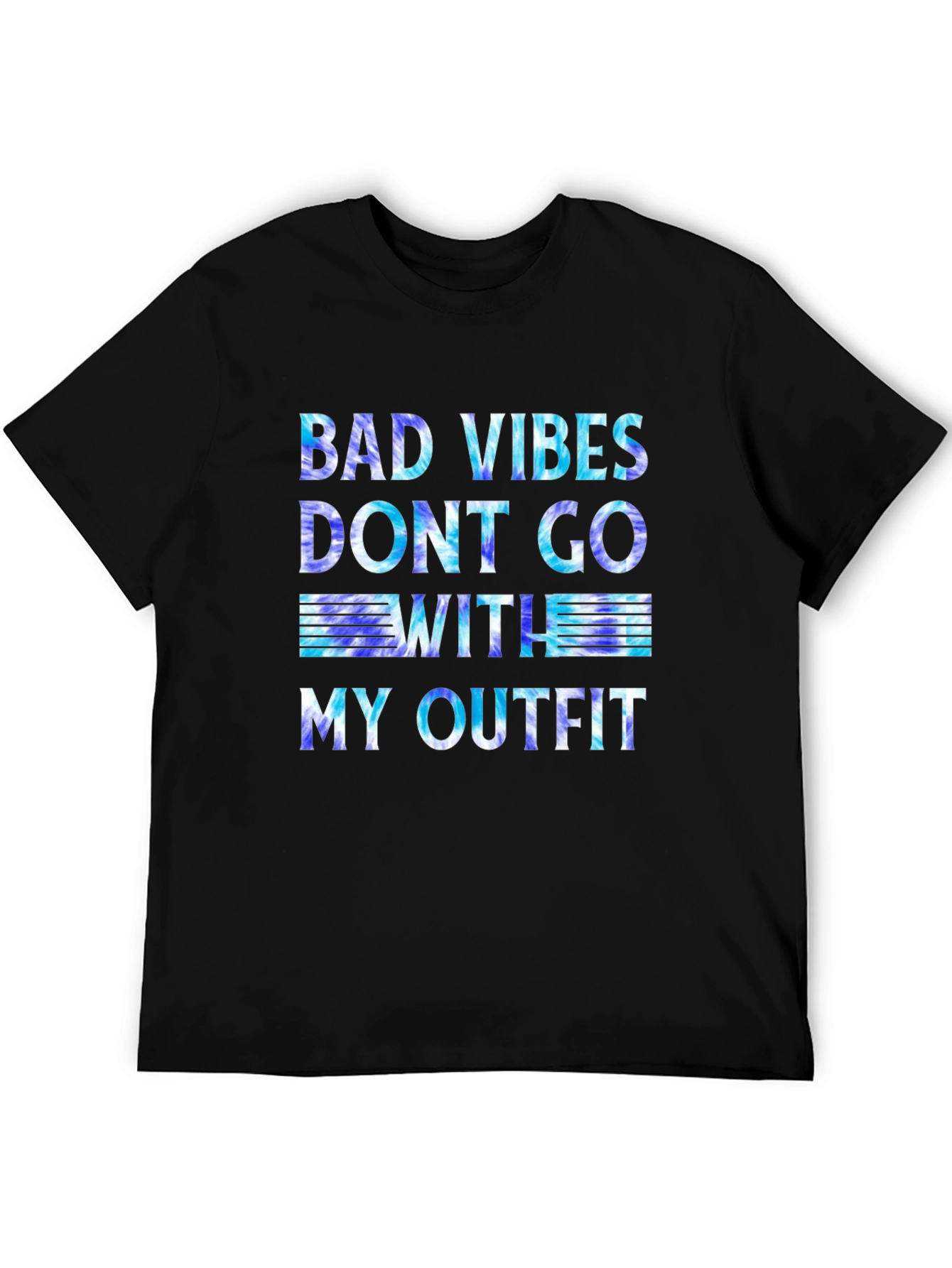 Bad Vibes Outfit Graphic Tee - Trendy T-Shirt