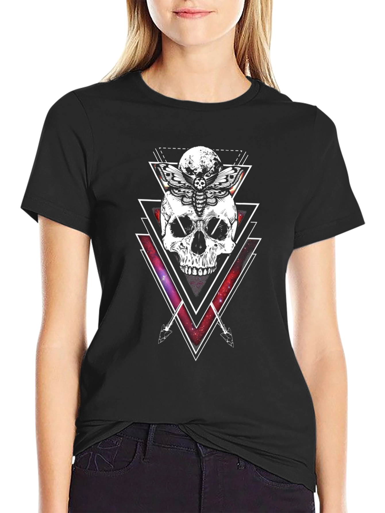 Skull & Moth Graphic Tee