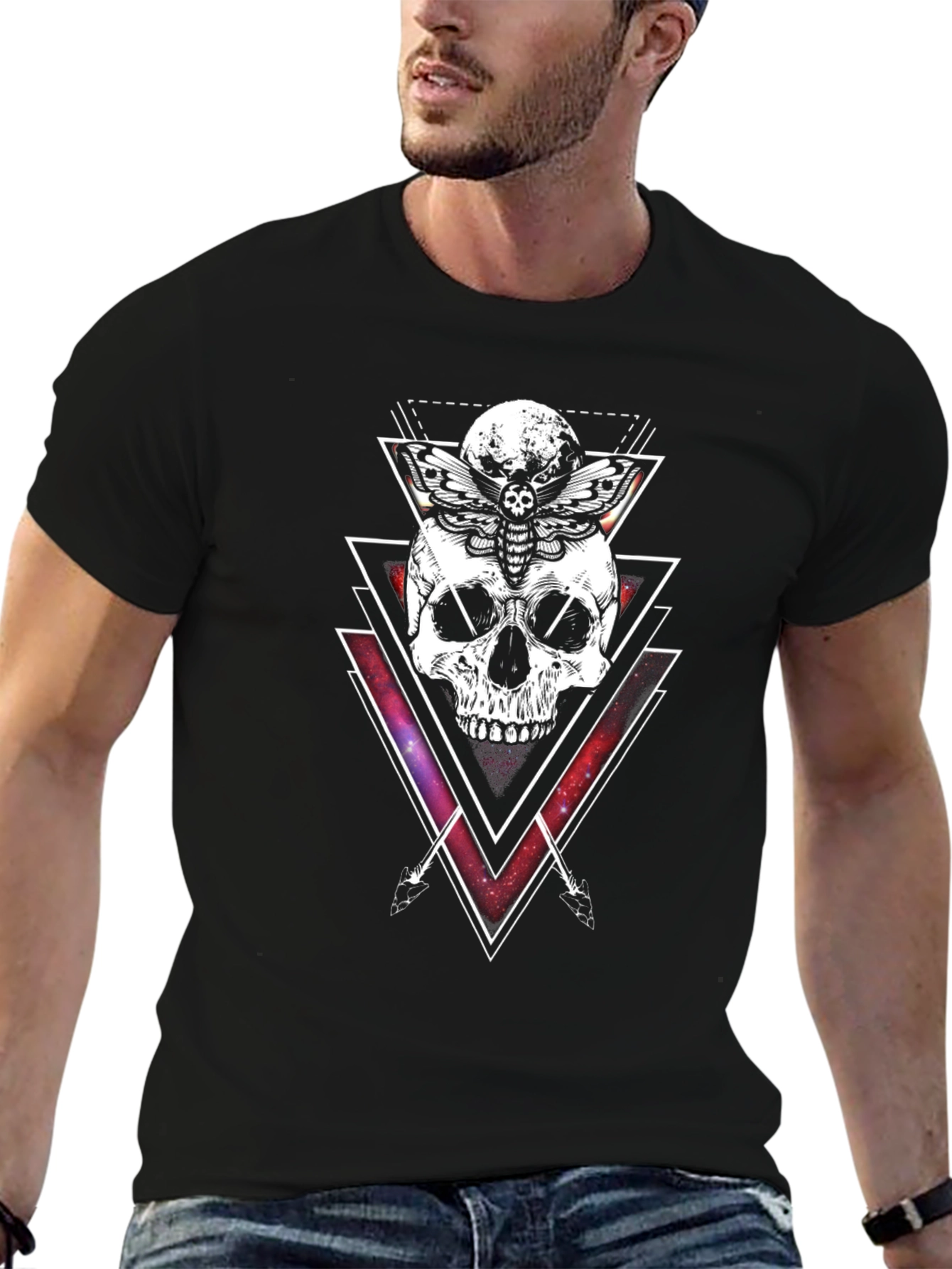 Skull & Moth Graphic Tee