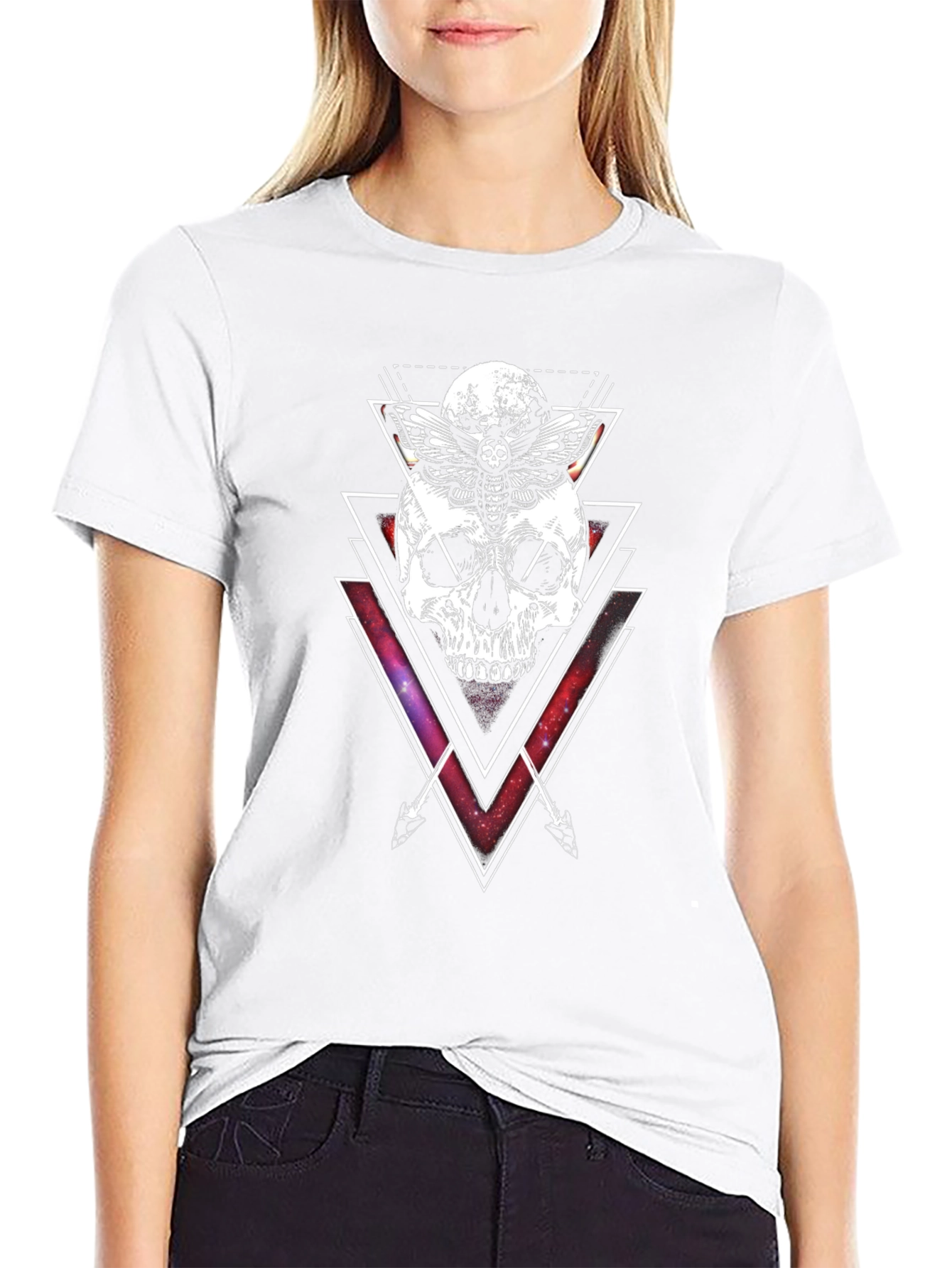 Skull & Moth Graphic Tee