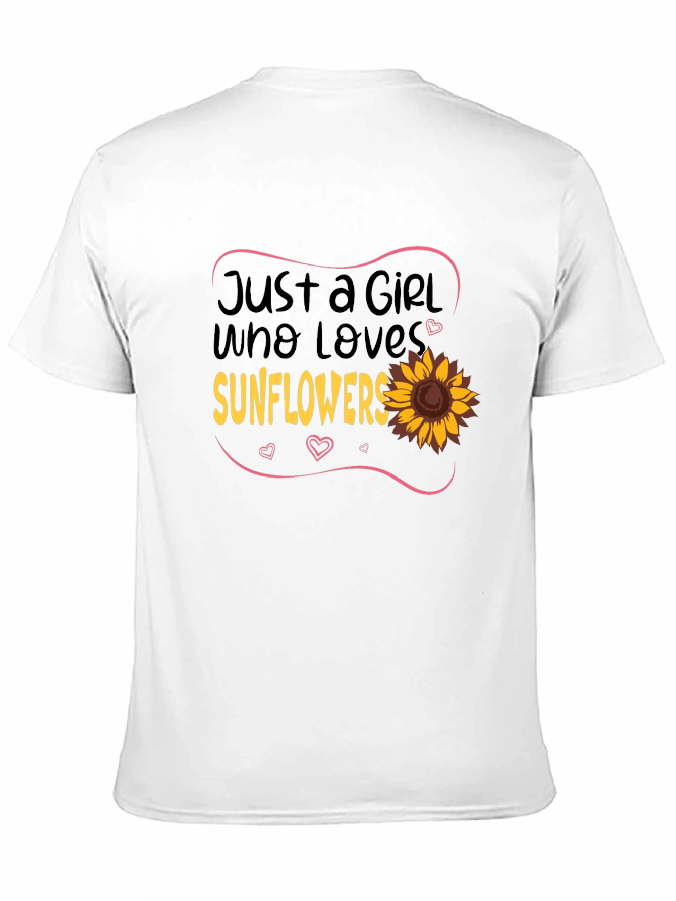 Sunflower Lover Black T-Shirt