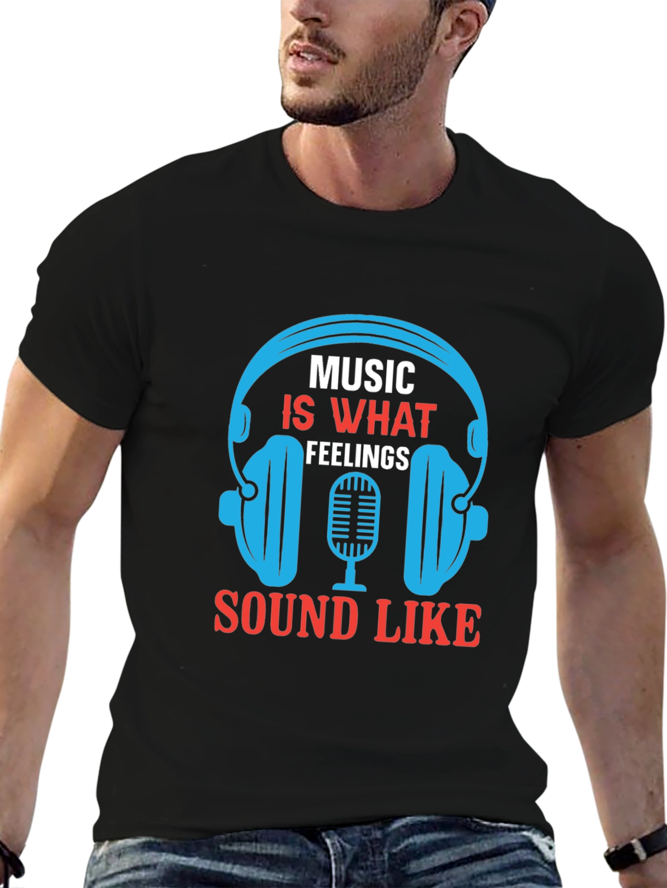 Music is What Feelings Sound Like T-Shirt