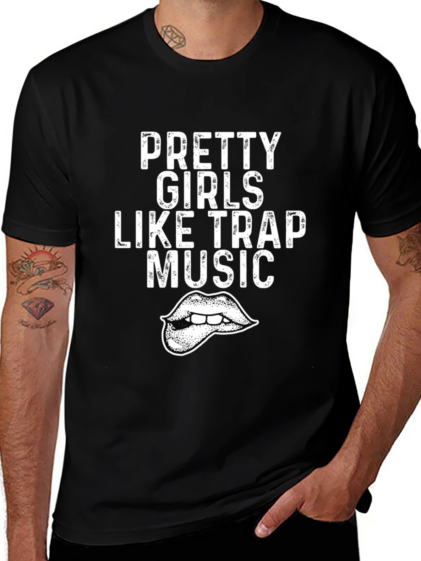 Pretty Girls Like Trap Music Graphic Tee