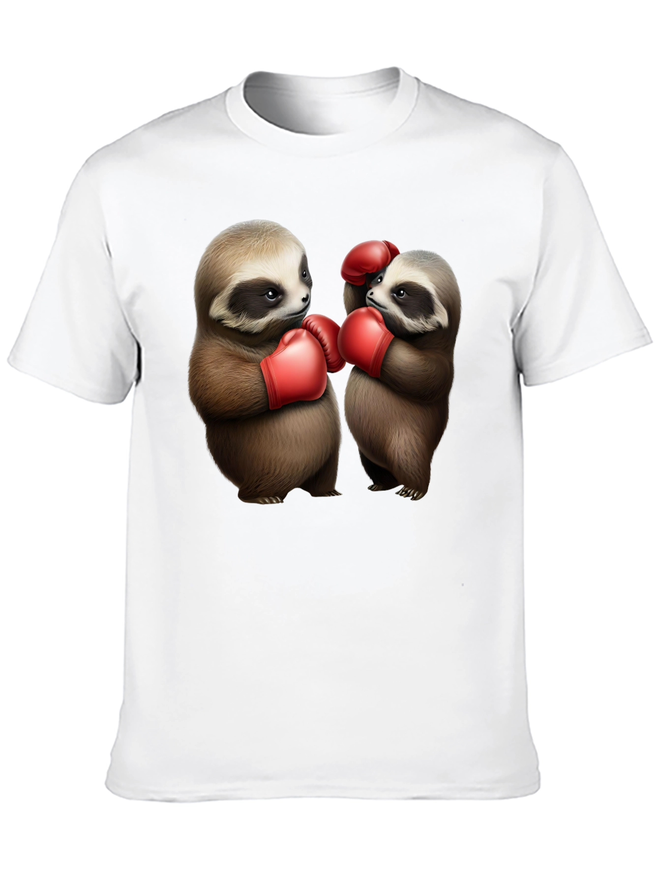 Sloth Boxing T-Shirt: Funny Animal Tee