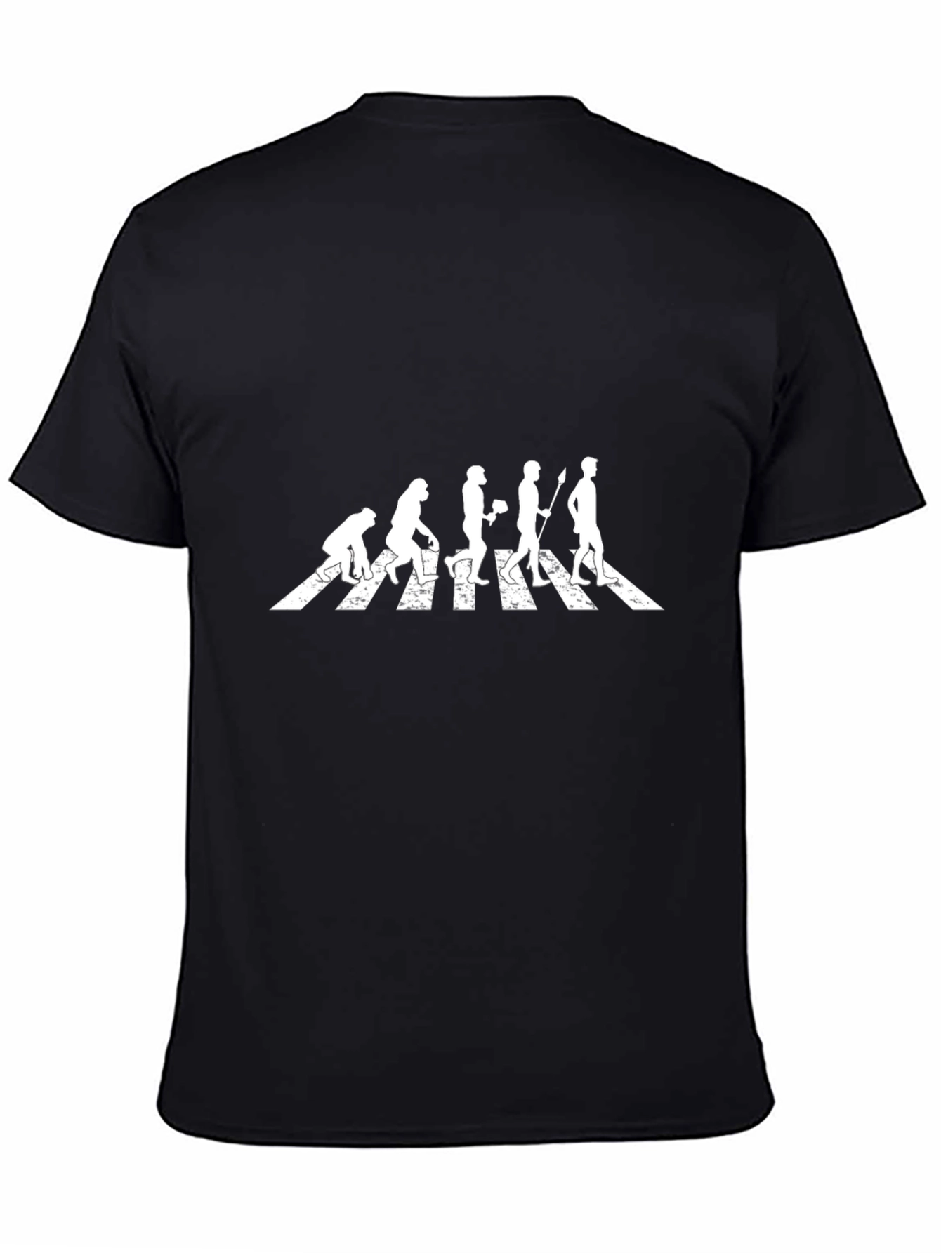 Evolution Crossing T-Shirt - Black Cotton Tee