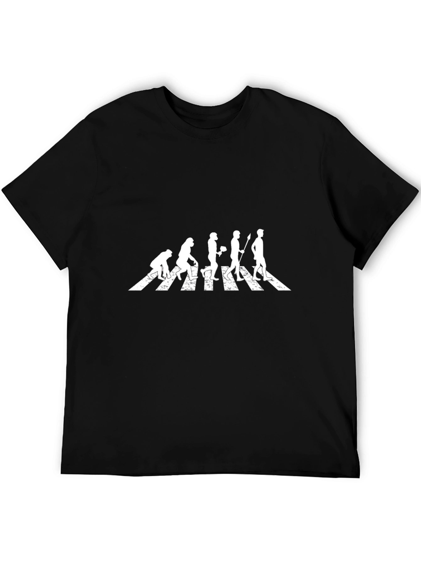 Evolution Crossing T-Shirt - Black Cotton Tee