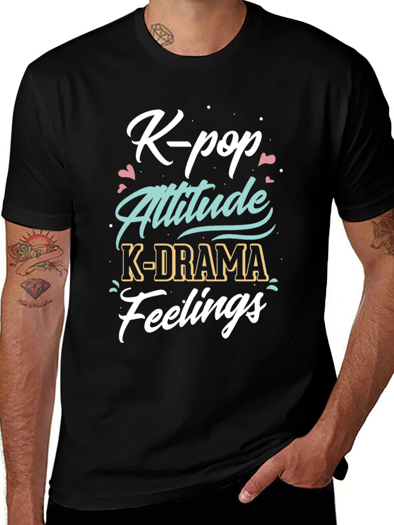 K-Pop Attitude Tee - K-Drama Feelings