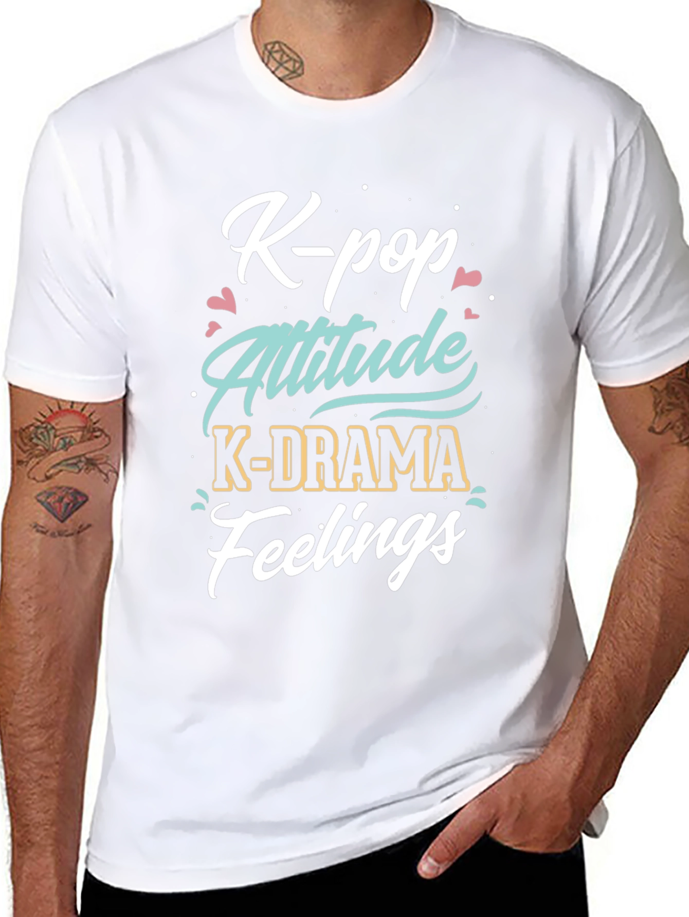 K-Pop Attitude Tee - K-Drama Feelings