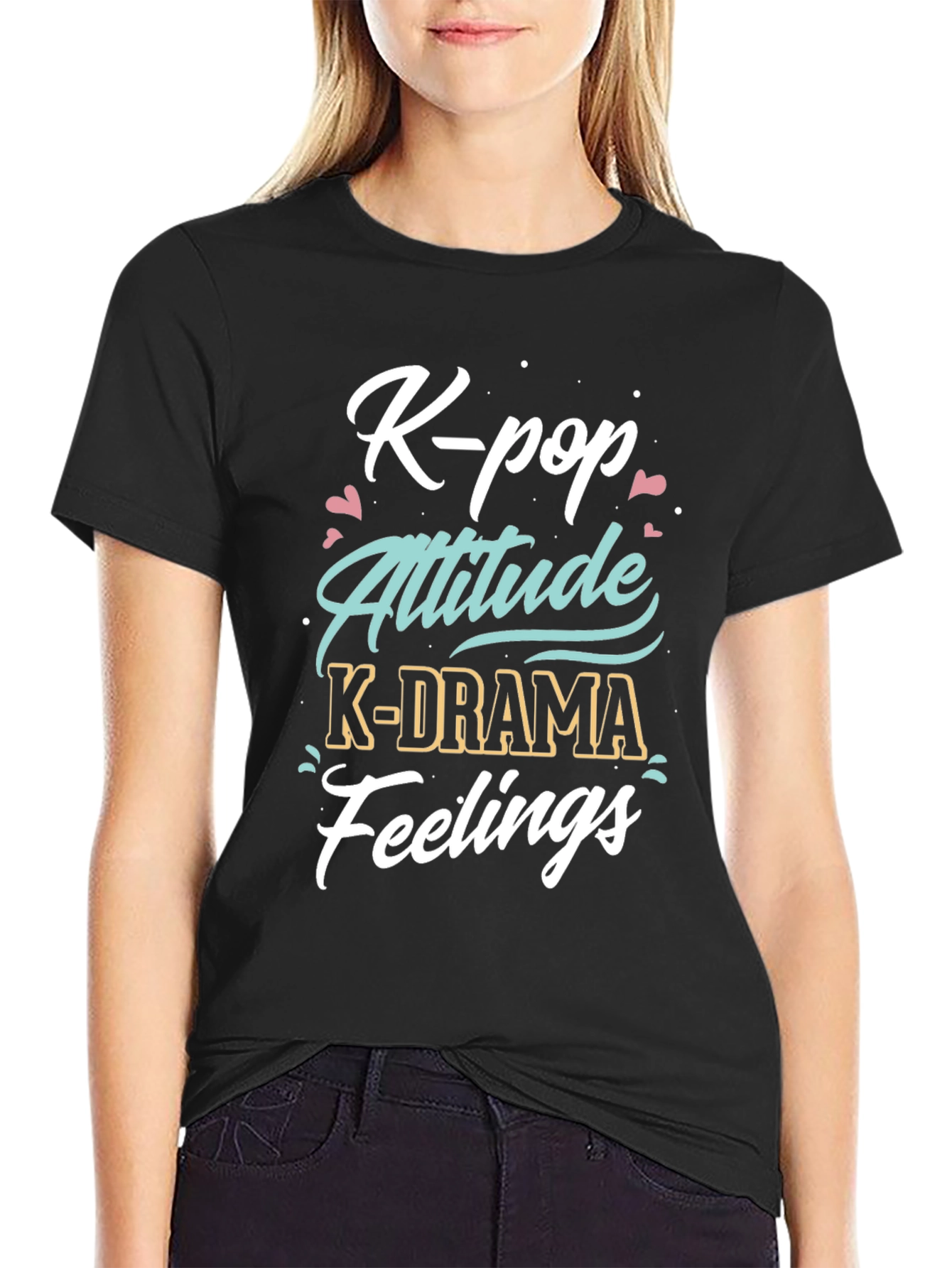 K-Pop Attitude Tee - K-Drama Feelings