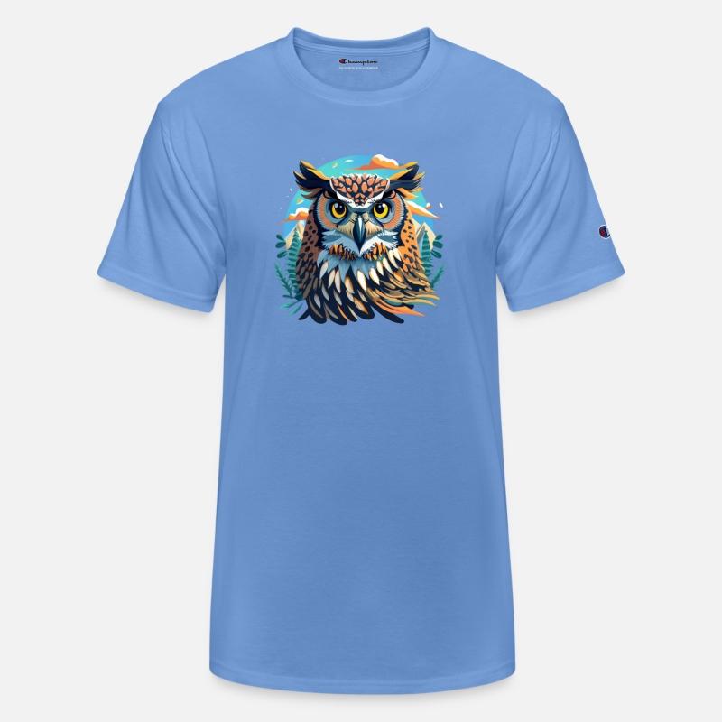 Eagle Owl 2D Impressionism