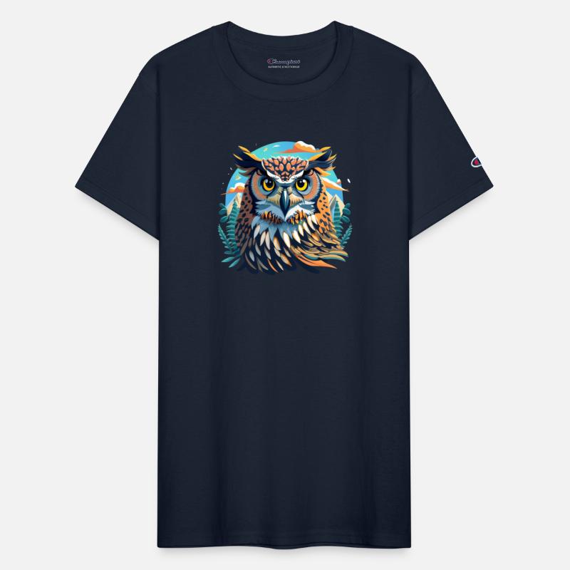 Eagle Owl 2D Impressionism