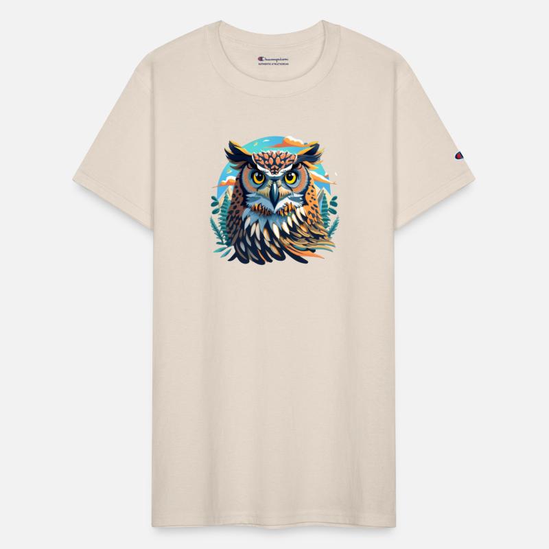 Eagle Owl 2D Impressionism