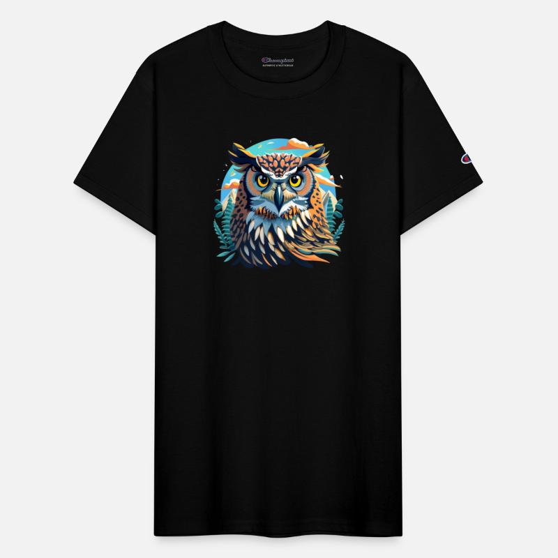 Eagle Owl 2D Impressionism