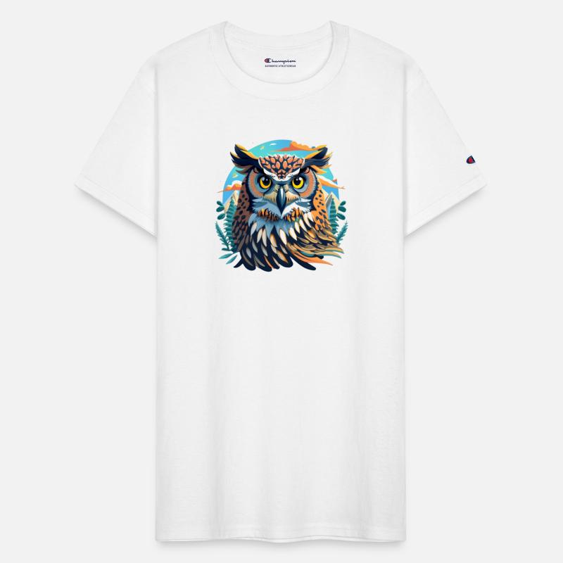 Eagle Owl 2D Impressionism