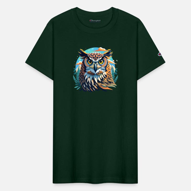 Eagle Owl 2D Impressionism