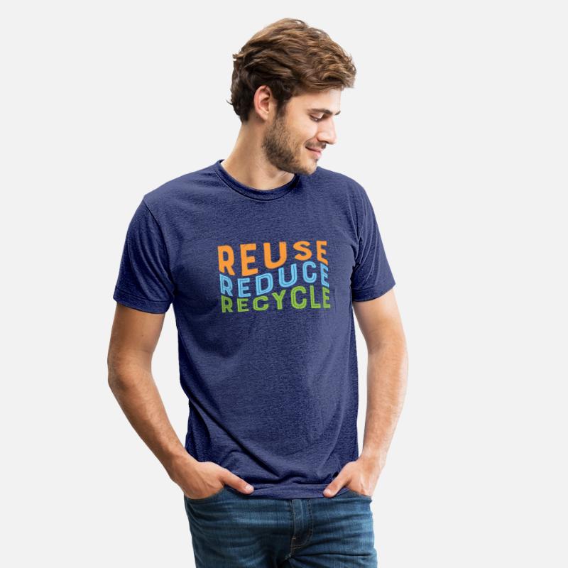 Earth Day Reuse Reduce Recycle - Eco Slogan