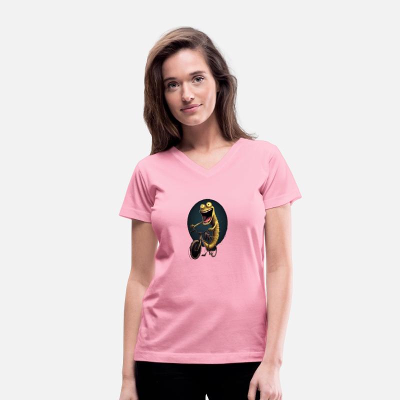 Earthworm BMX Bike Rider Cyclist Worm Kawaii