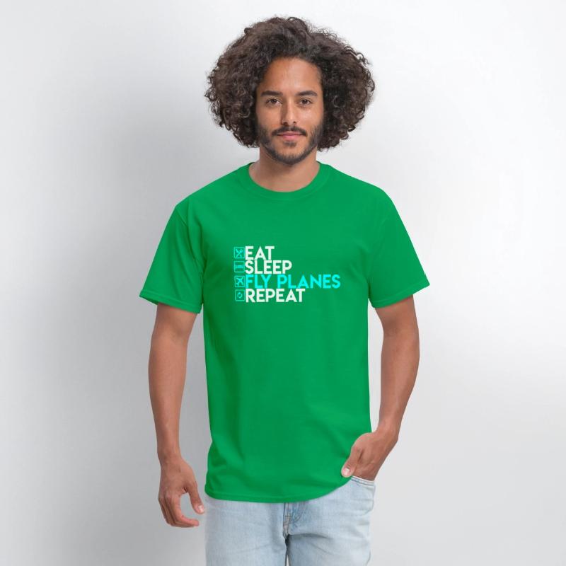 Eat Sleep Fly Planes Repeat Airplane Pilo
