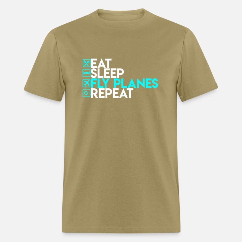 Eat Sleep Fly Planes Repeat Airplane Pilo