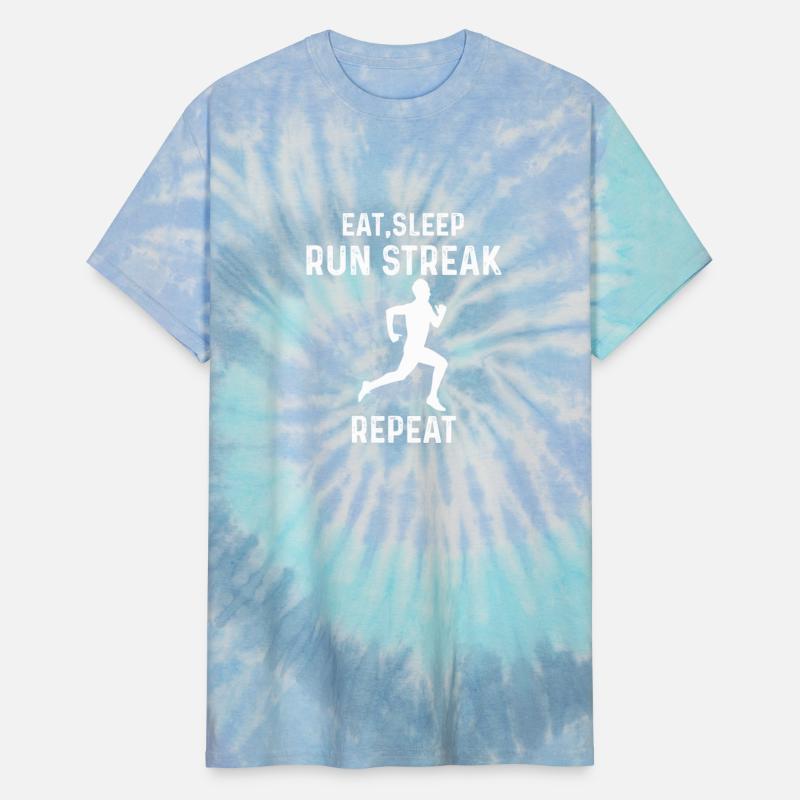 Eat Sleep Run Streak Repeat Funny Runner