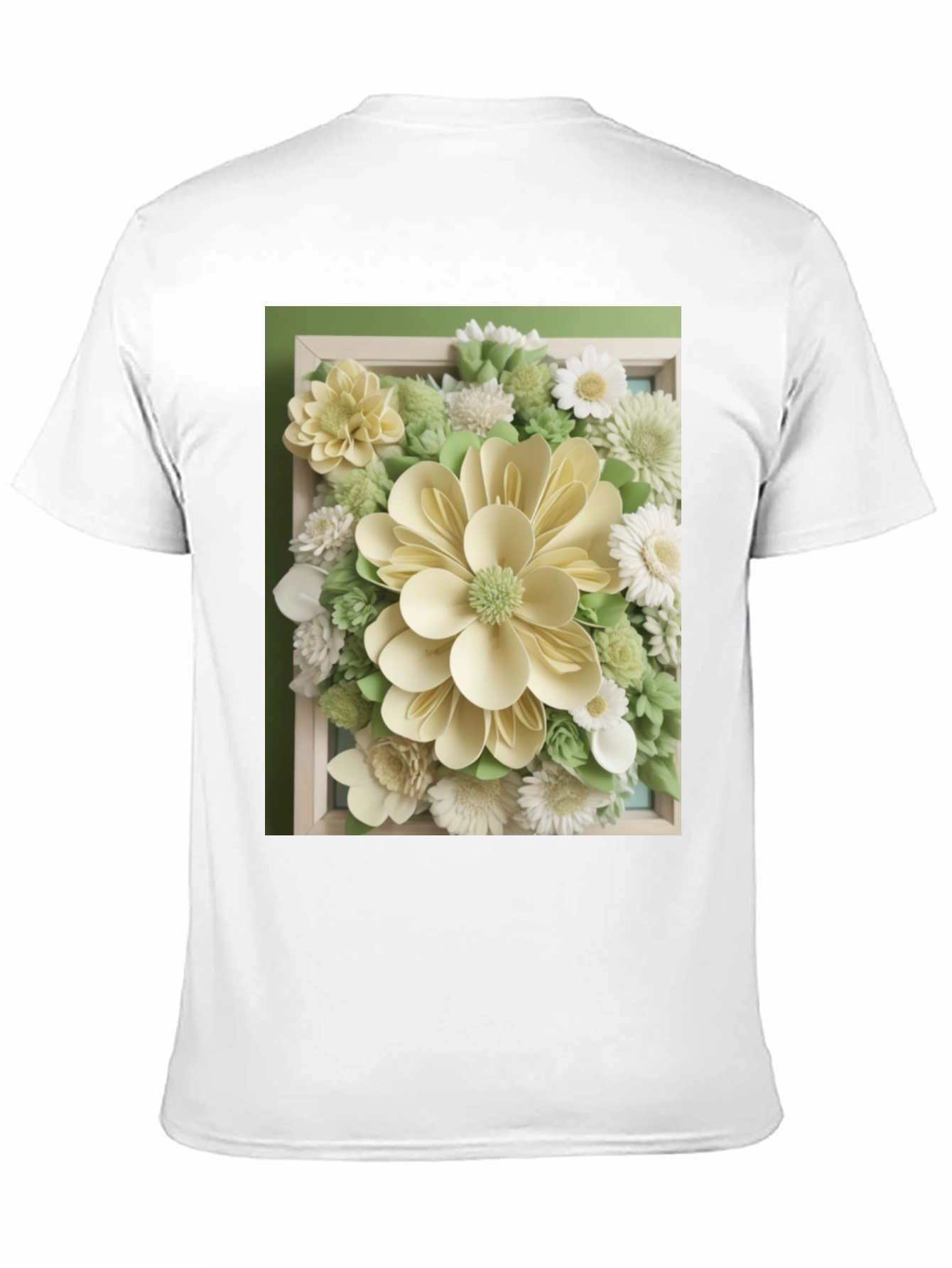 Floral Art Print T-Shirt - Modern Graphic Tee