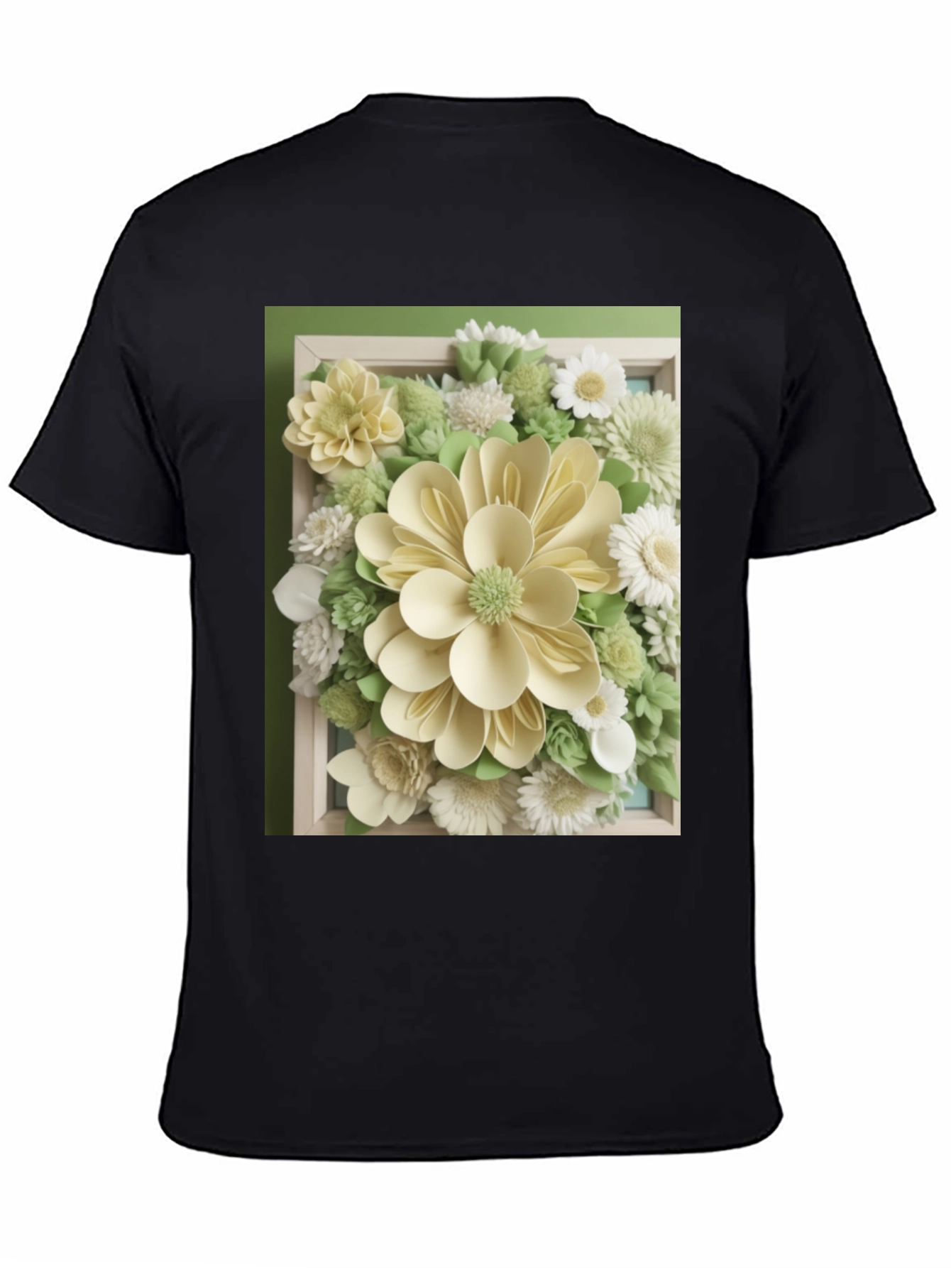 Floral Art Print T-Shirt - Modern Graphic Tee