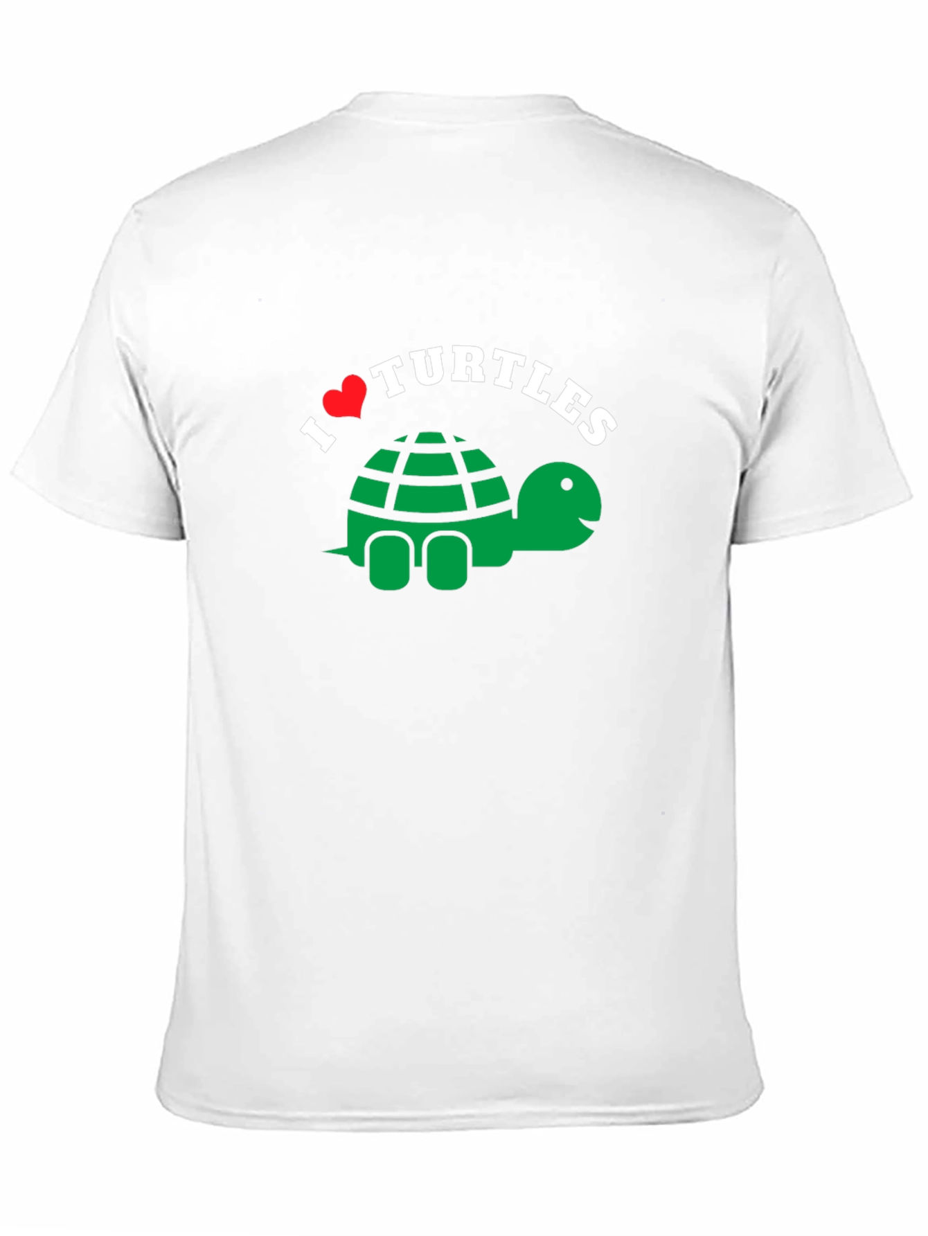 I Heart Turtles T-Shirt - Cute Cartoon Design