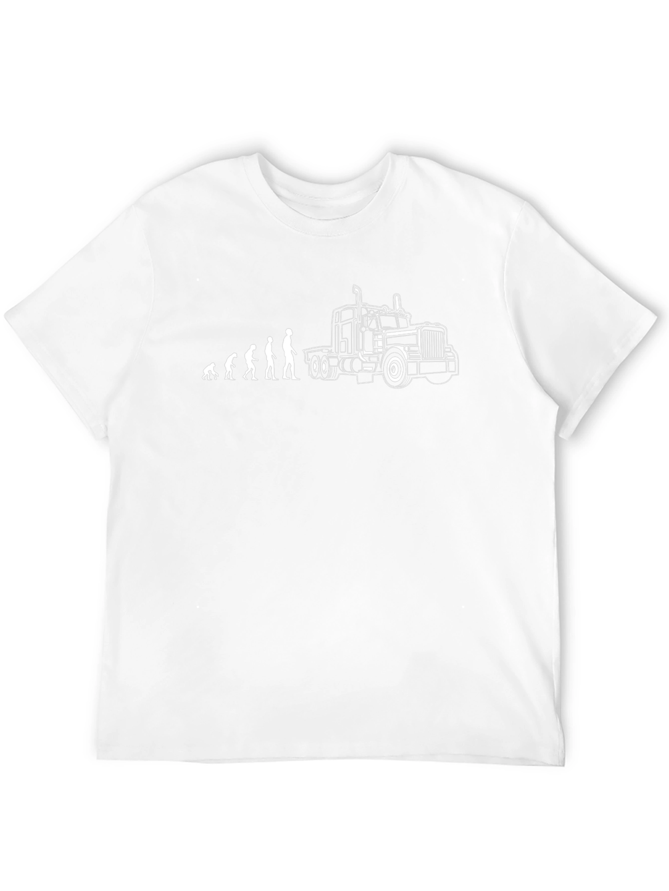 Truck Driver Evolution Black T-Shirt