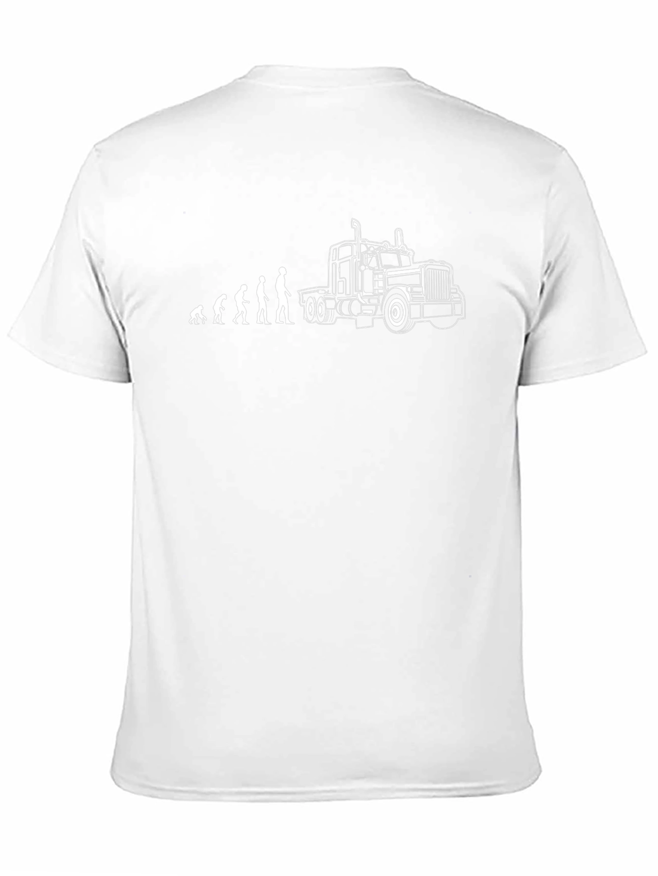 Truck Driver Evolution Black T-Shirt