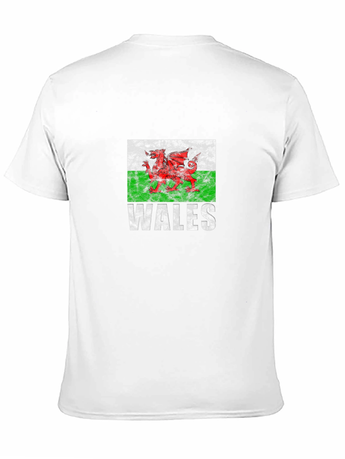 Wales Flag T-Shirt - Red Dragon Graphic Tee