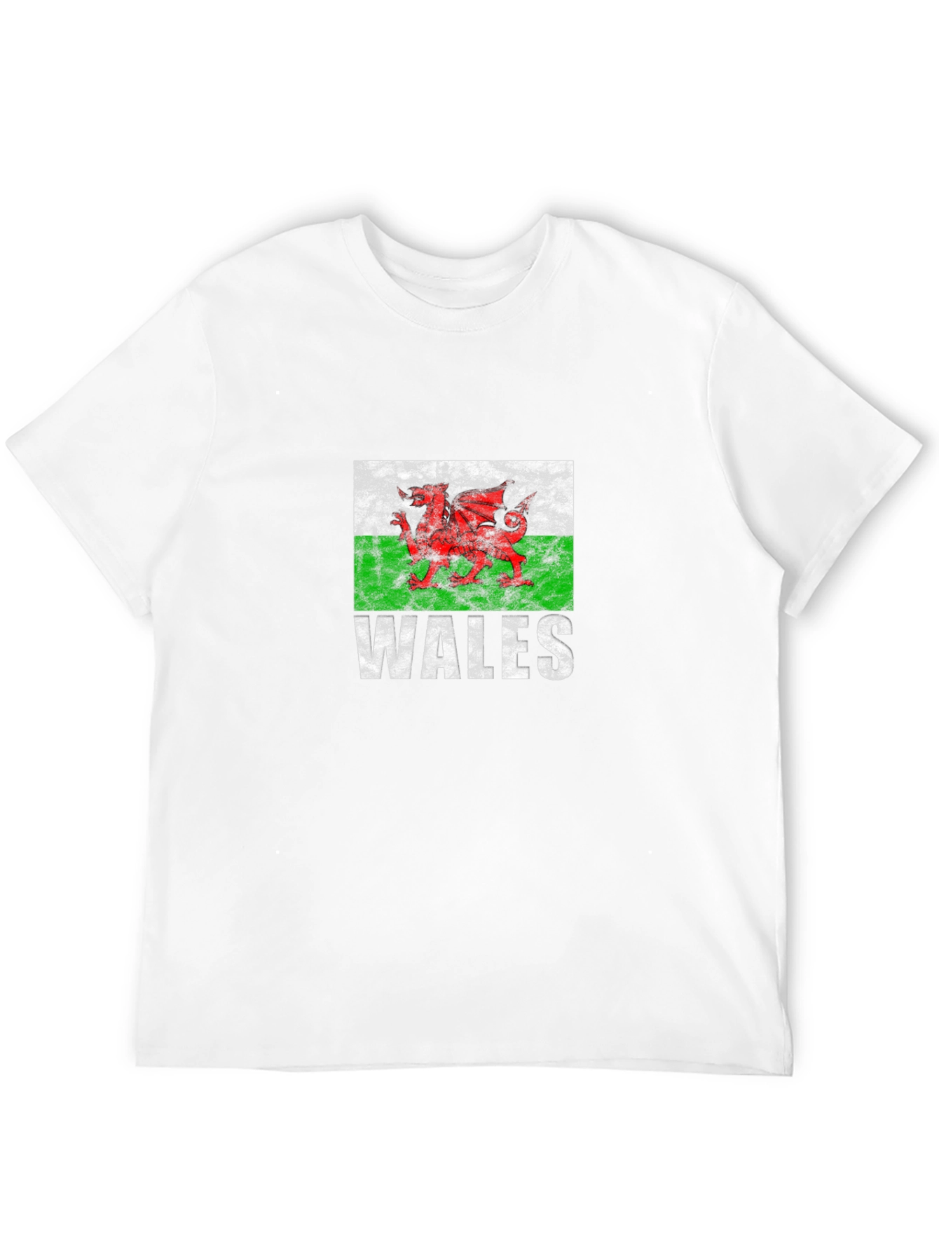 Wales Flag T-Shirt - Red Dragon Graphic Tee