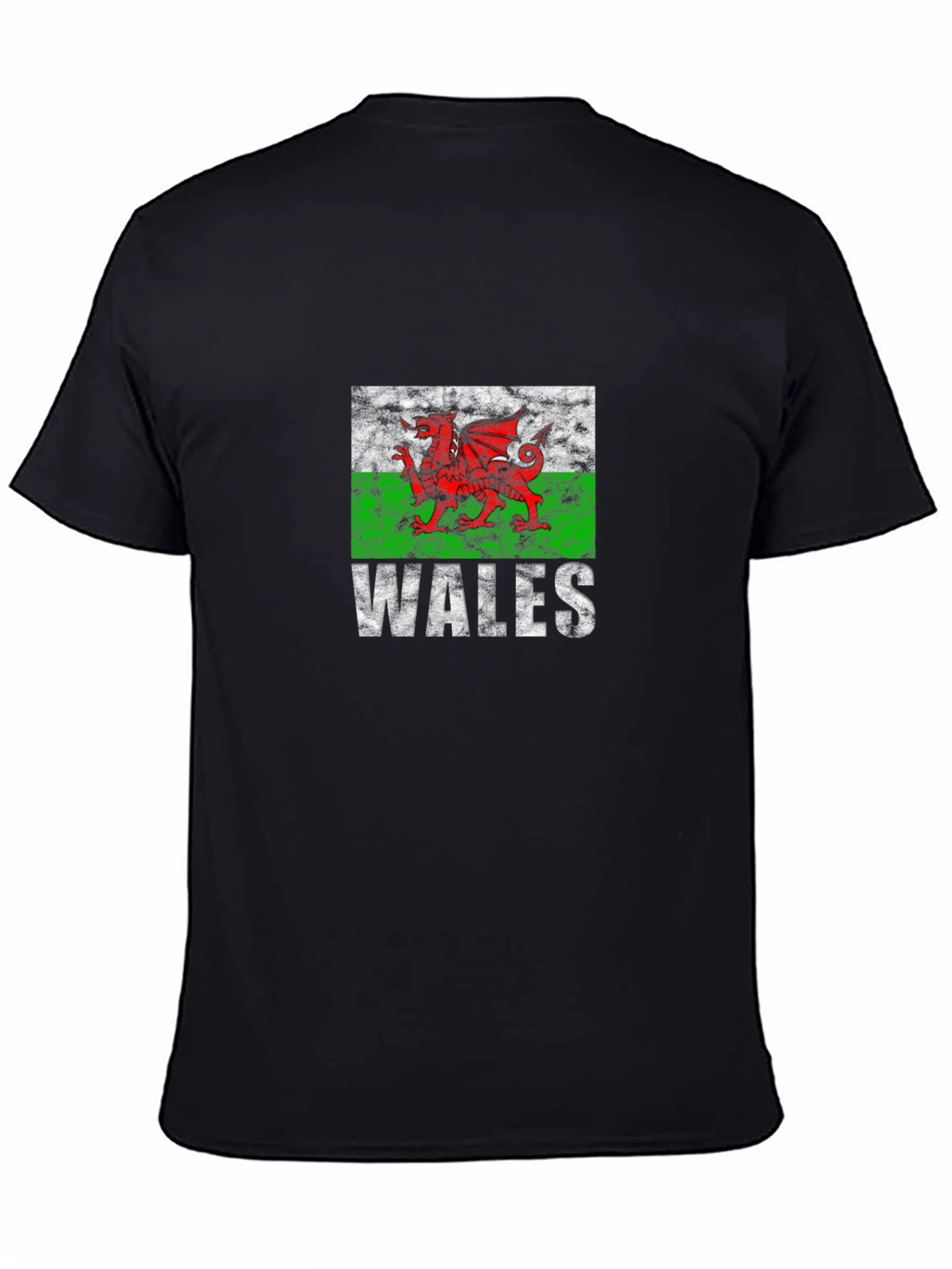 Wales Flag T-Shirt - Red Dragon Graphic Tee