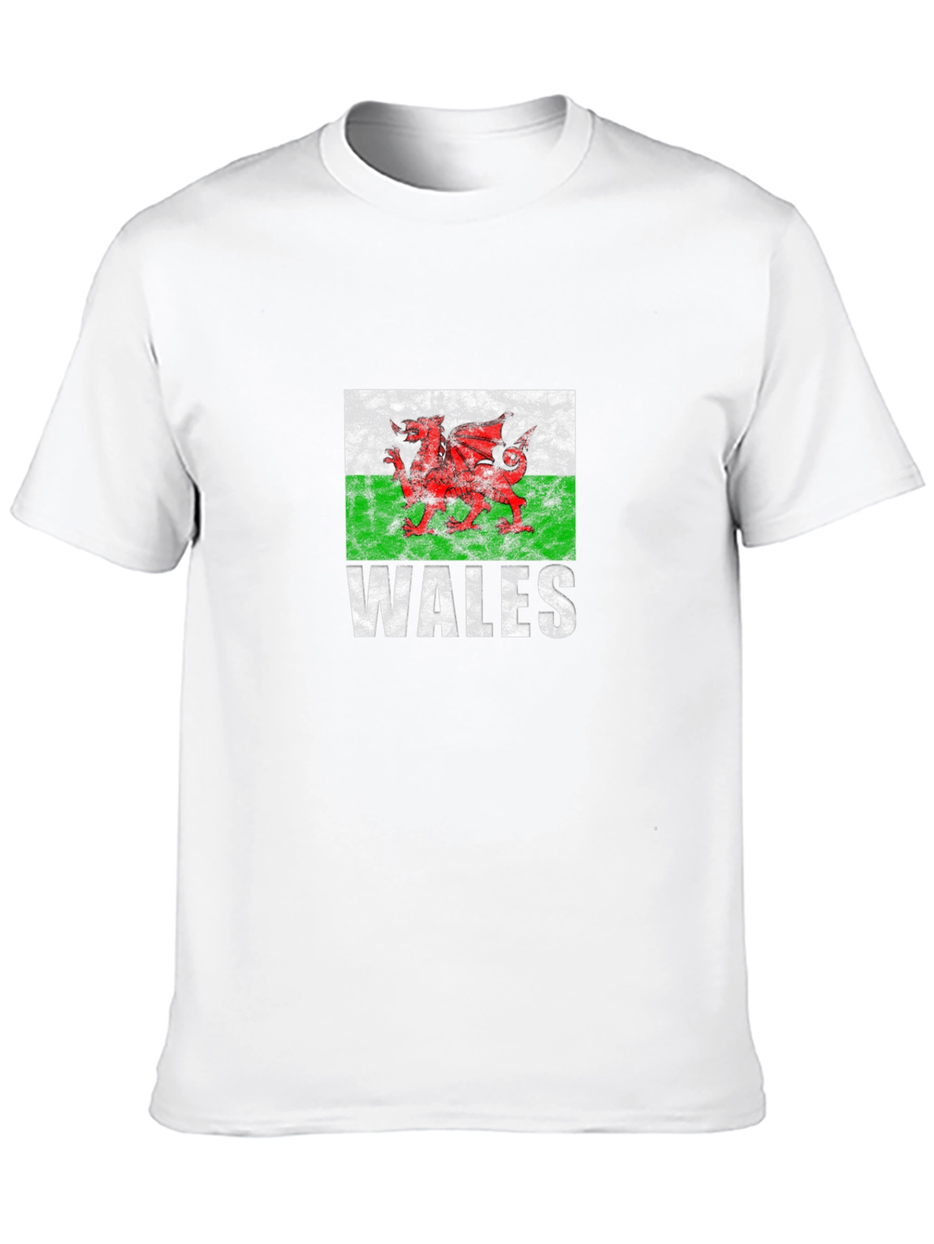 Wales Flag T-Shirt - Red Dragon Graphic Tee