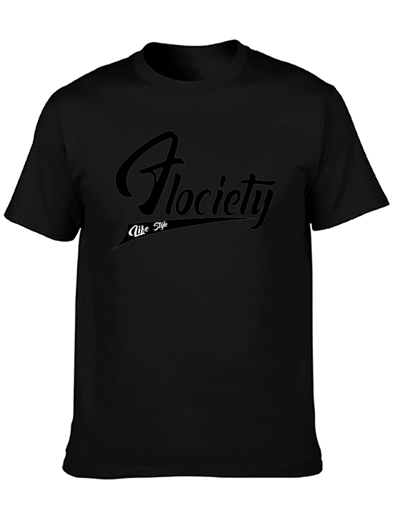 Flociety Like Style Black T-Shirt