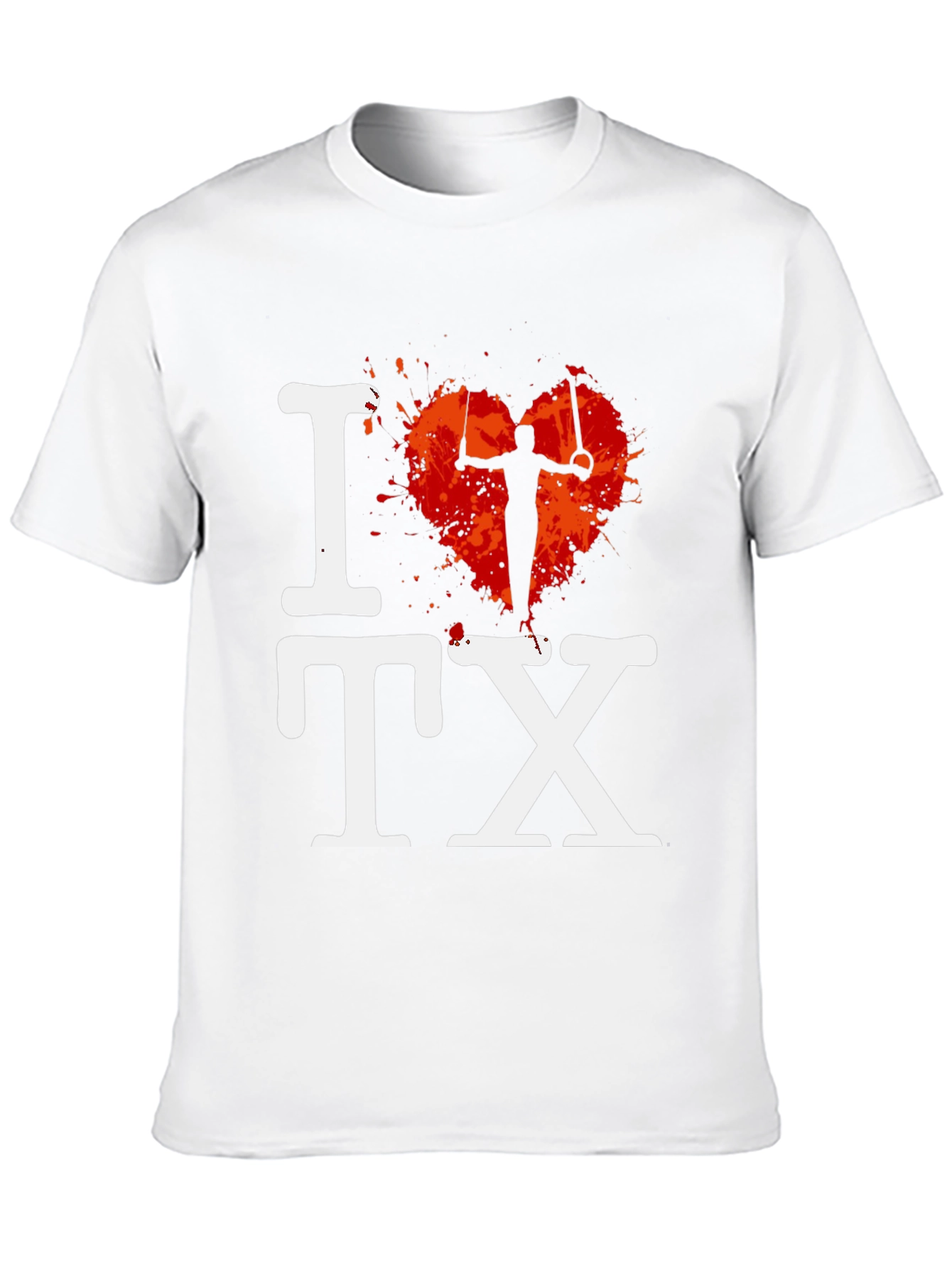 I Love TX Gymnast Tee - Black