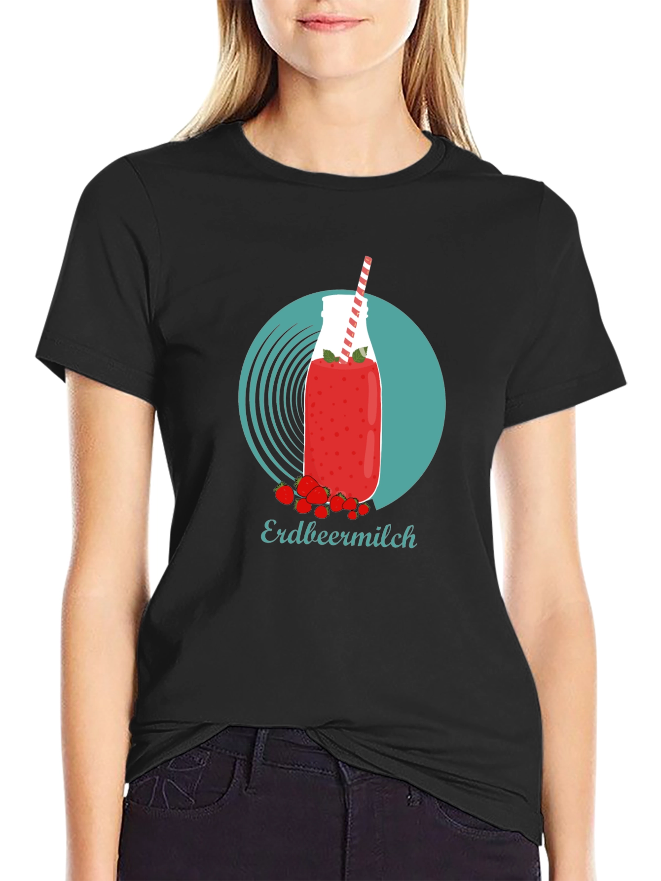 Strawberry Milk Graphic Tee